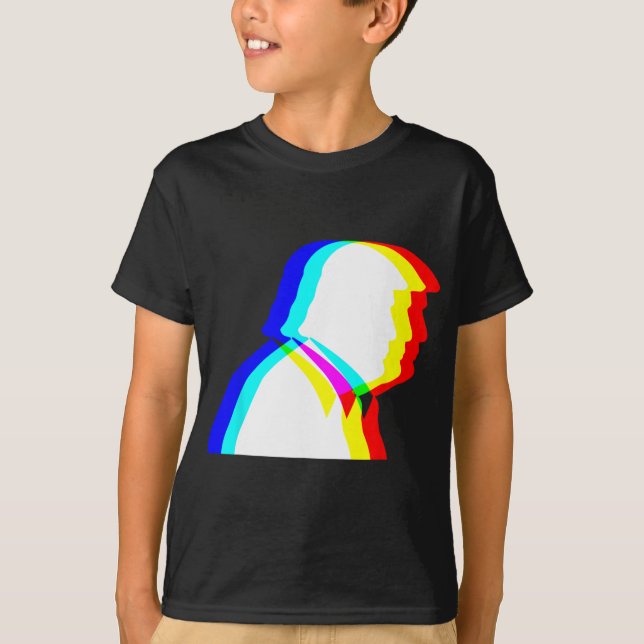 Camiseta Ilusão Óptica Trump Edm  (Frente)