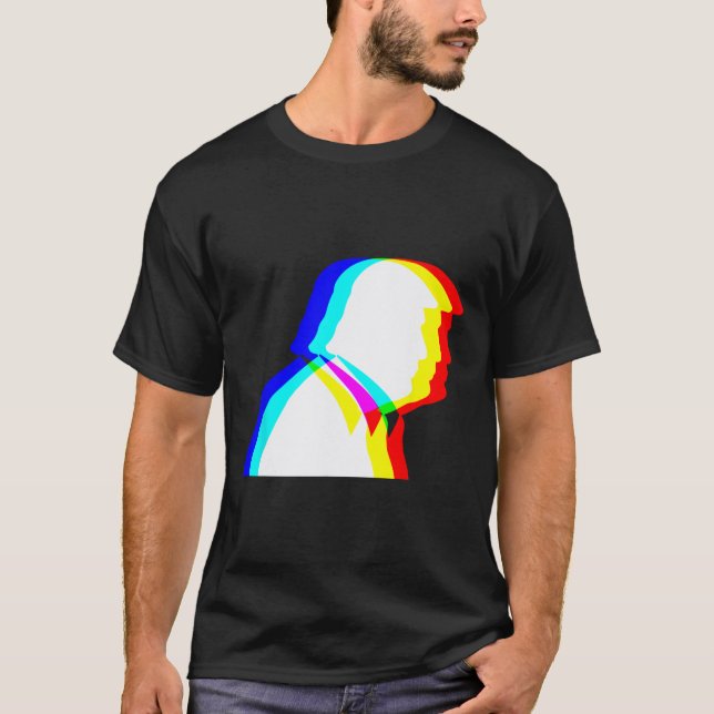 Camiseta Ilusão Óptica Trump Edm  (Frente)