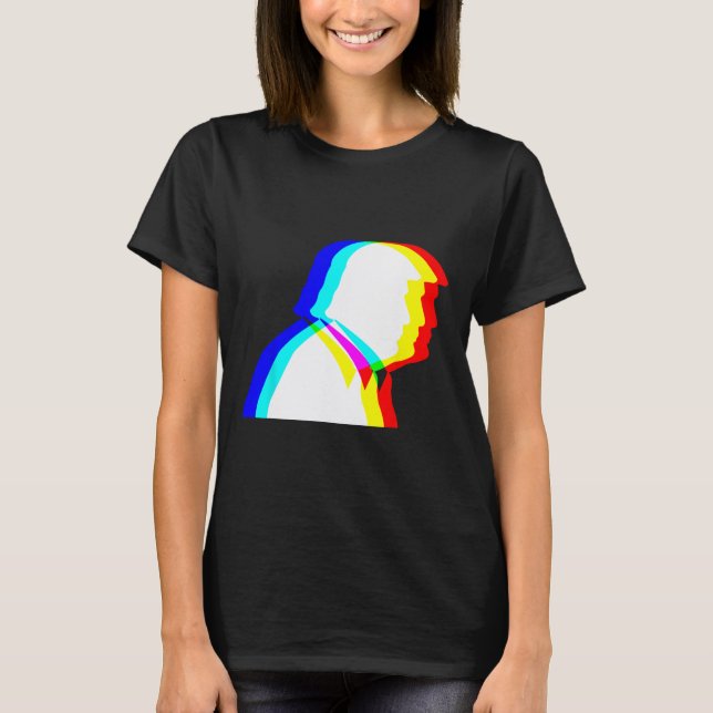 Camiseta Ilusão Óptica Trump Edm  (Frente)