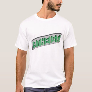 Camiseta Ilusão óptica verde ATEU