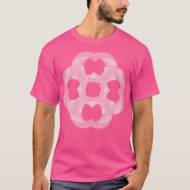 Camiseta Ilusão Psicodélica Óptica Ilusão (Frente)