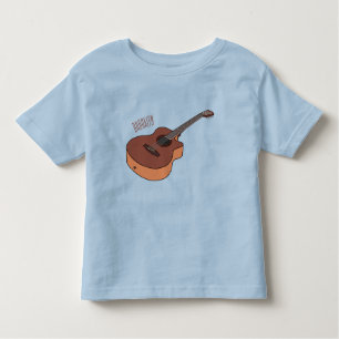 Camiseta Ilustração acústica de desenho animado