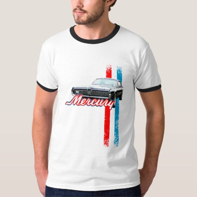 Camiseta Ilustração afligida do puma de Mercury (Frente)