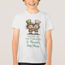 Camiseta Ilustração Alegre da Festa do Dia de São Patrício