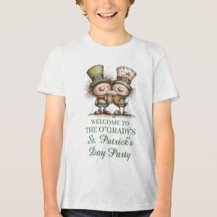 Camiseta Ilustração Alegre da Festa do Dia de São Patrício