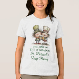 Camiseta Ilustração Alegre da Festa do Dia de São Patrício