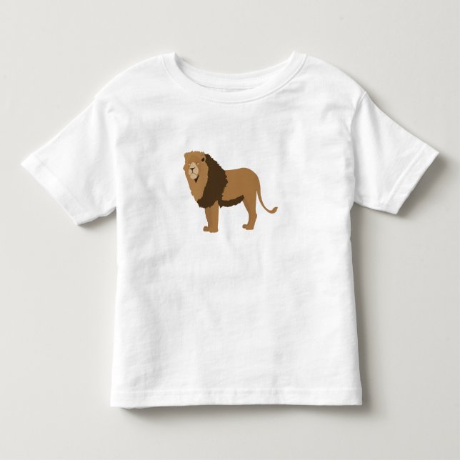 Camiseta Ilustração Animal Lion Selgle (Frente)
