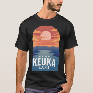 Camiseta Ilustração Antiga de uma Truta-de-riacho Fisgada (