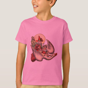 Camiseta Ilustração Antiga Infantil da Mamãe Gansa