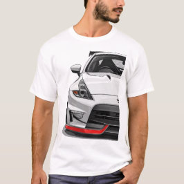Camiseta Ilustração Artística do Carro Nissan 370z Nismo z3