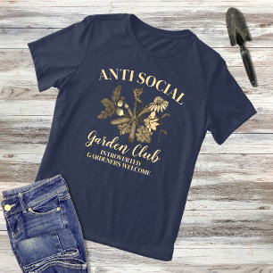 Camiseta Ilustração Botânica do Anti Social Garden Club