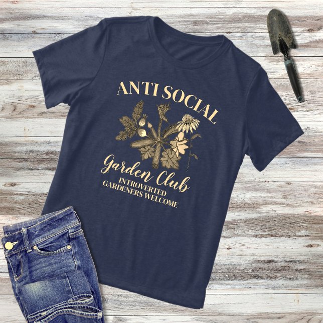 Camiseta Ilustração Botânica do Anti Social Garden Club (Criador carregado)