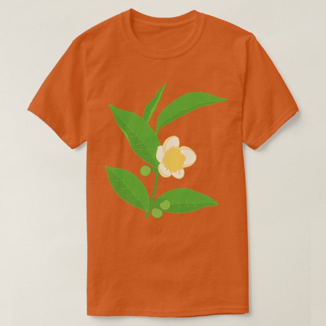 Camiseta Ilustração Camellia Sinensis (Frente do Design)