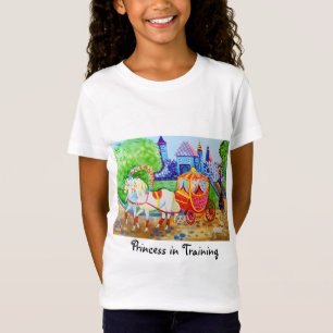 Camiseta Ilustração caprichosa Princesa em Treinamento