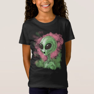 Camiseta Ilustração Clássica de Alien