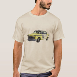 Camiseta Ilustração clássica do carro do táxi do táxi do
