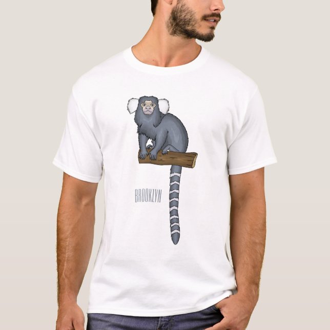 Camiseta Ilustração comum de desenho animado (Frente)