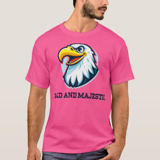 Camiseta Ilustração da águia calva e majestosa