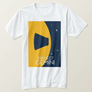Camiseta Ilustração da arte do espaço dos Gêmeos do pro