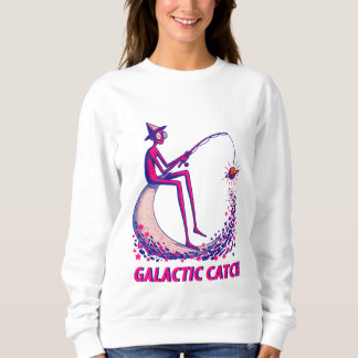 Camiseta Ilustração da Captura Galáctica – Pesca na Lua e B
