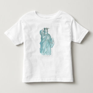 Camiseta Ilustração da estátua da liberdade