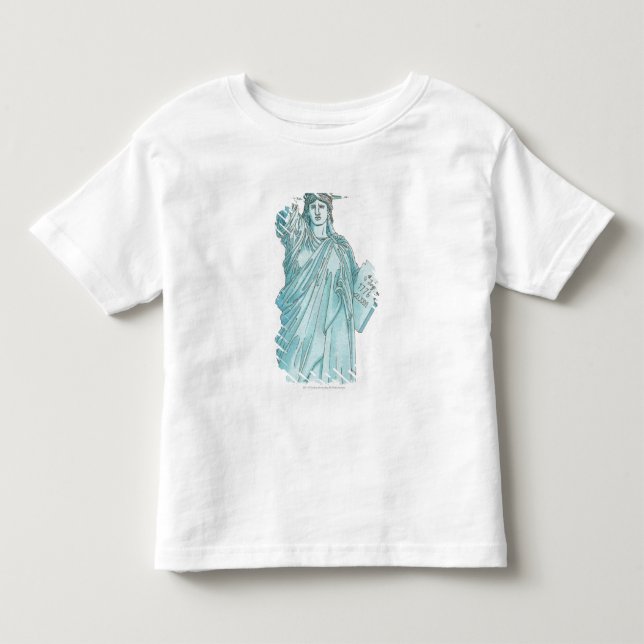 Camiseta Ilustração da estátua da liberdade (Frente)