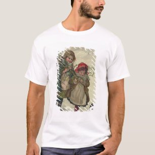 Camiseta Ilustração da fada da árvore de Natal, bar. 188