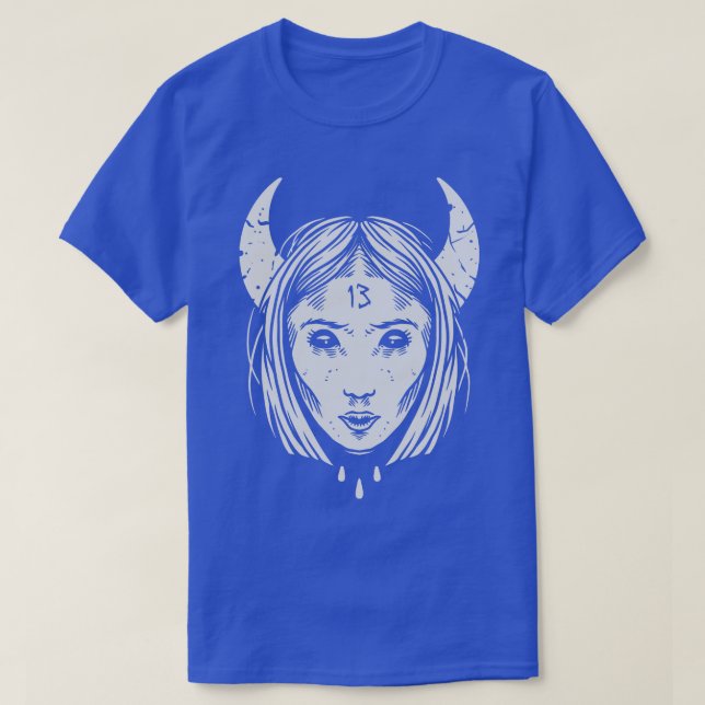 Camiseta Ilustração da Garota Demon (Frente do Design)