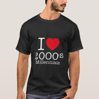 Camiseta Ilustração da Geração de Millennials dos Anos 2000
