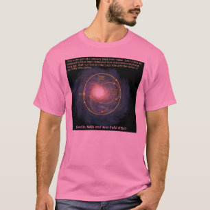 Camiseta Ilustração da NASA: Via Láctea das órbitas de