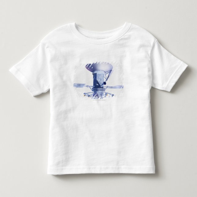 Camiseta Ilustração da nave espacial de Magellan (Frente)