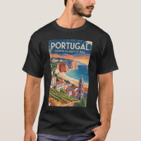 Ilustração da paisagem urbana de Portugal Iberia V