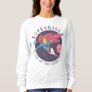 Camiseta Ilustração da Supergirl Voando para Cima