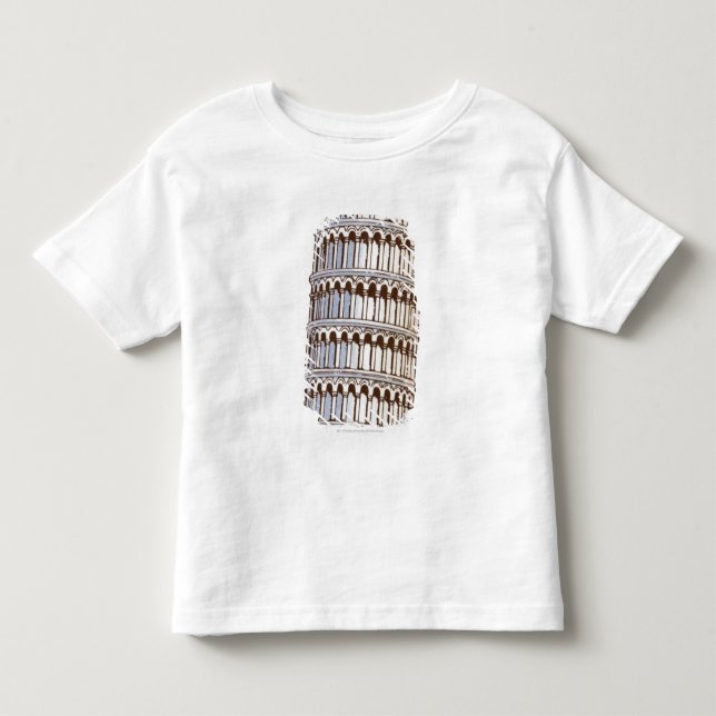 Camiseta Ilustração da torre de Pisa (Frente)