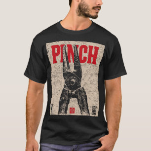 Camiseta Ilustração das fichas industriais Retro "Pinch"