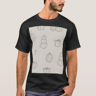 Camiseta Ilustração de Abóbora