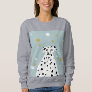 Camiseta Ilustração de Abstrato de Cachorro Dalmático  