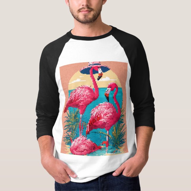 Camiseta Ilustração de Adesivos (Frente)