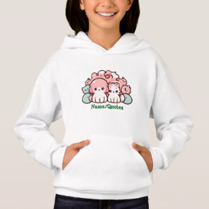 Camiseta Ilustração de Animais Fofos Kawaii