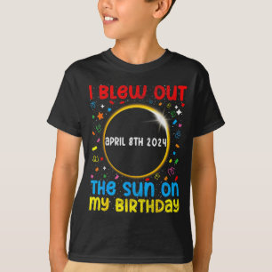 Camiseta Ilustração de aniversário de eclipse solar total d