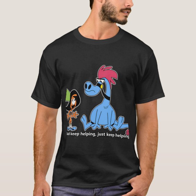 Camiseta Ilustração de Apenas Continue Ajudando com Dory (Frente)