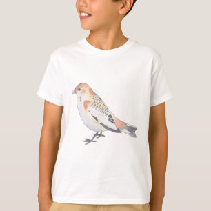 Camiseta Ilustração de arte da natureza de passarinho fofo