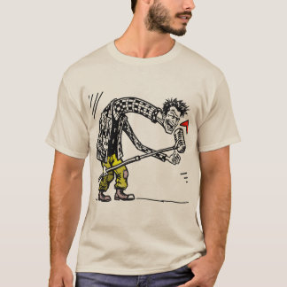 Camiseta Ilustração de Arte de Canto Neo-Expressionista Des