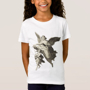 Camiseta Ilustração de Arte do Garoto do Guardião Angel
