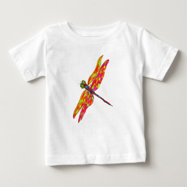 Camiseta Ilustração de arte Dragonfly (Frente)