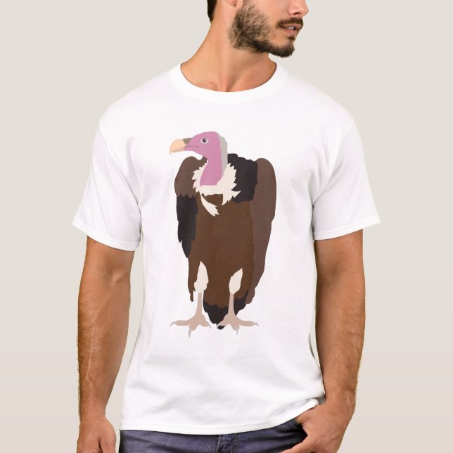 Camiseta Ilustração de Aves Abutre (Frente)