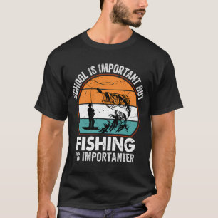 Camiseta Ilustração de Barco de Pesca Vintage Ocean Catch