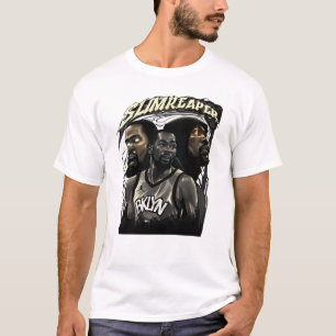 Camiseta Ilustração de Basquete Slim Reaper BKLYN