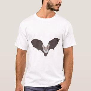 Camiseta Ilustração de Bat de Spooky Bonito