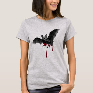 Camiseta Ilustração de Bat vitoriano com espalhadores san